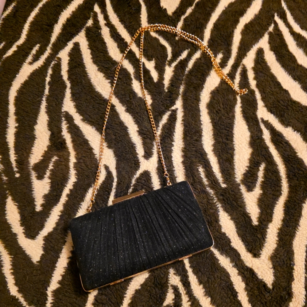 Elegant Black Evening Clutch